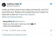 Riddle replies to Orton (Twitter)